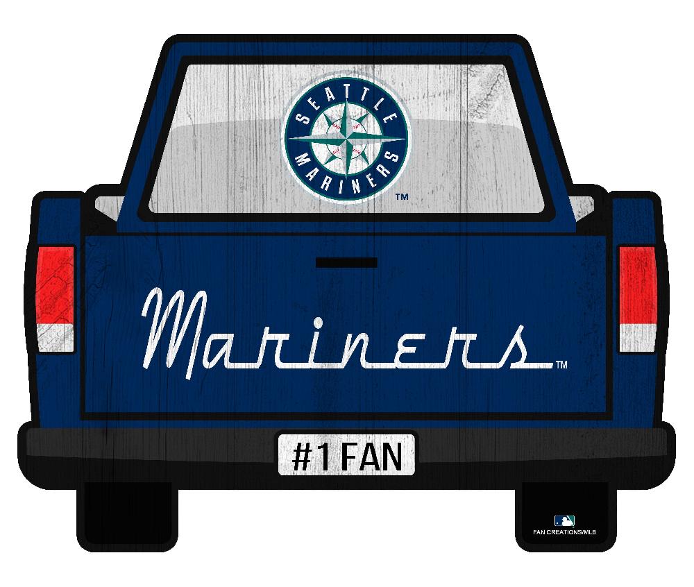 fan creations Seattle Mariners Slogan Truck Back Vintage 12in