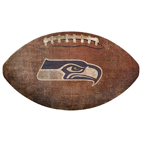 fan creations Seattle Seahawks 12" Football Shaped Sign