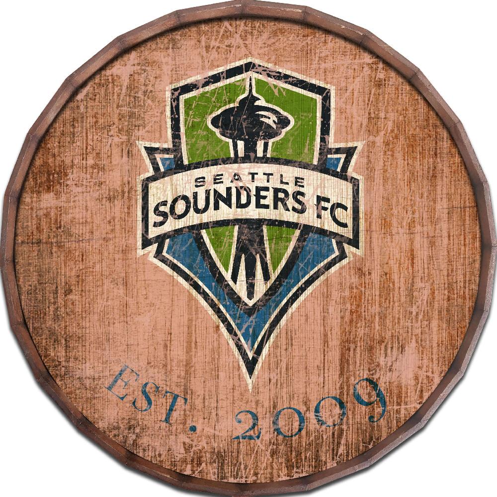fan creations Seattle Sounders FC 24in Established Date Barrel Top