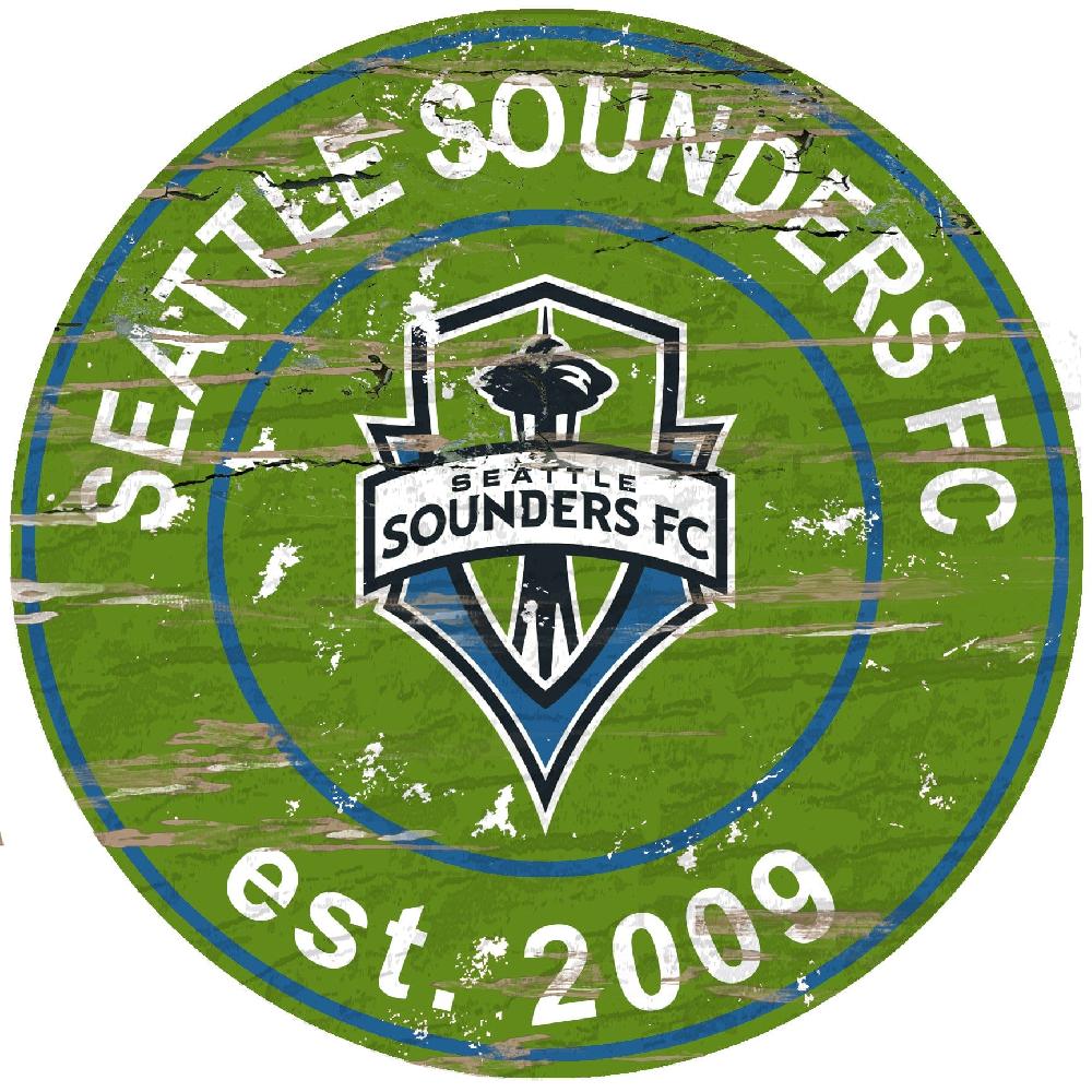 fan creations Seattle Sounders FC Distressed 24" Circle