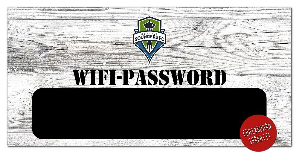 fan creations Seattle Sounders Wifi Password 6x12 Sign