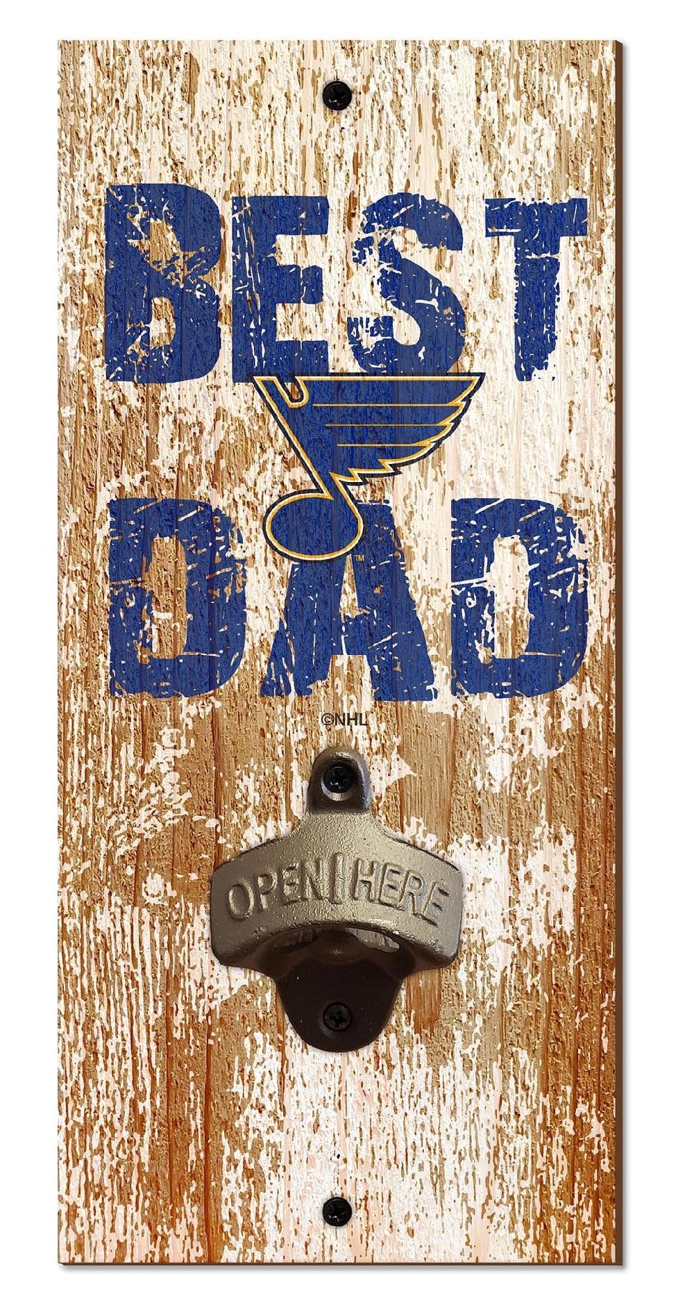 fan creations St Louis Blues Best Dad Bottle Opener