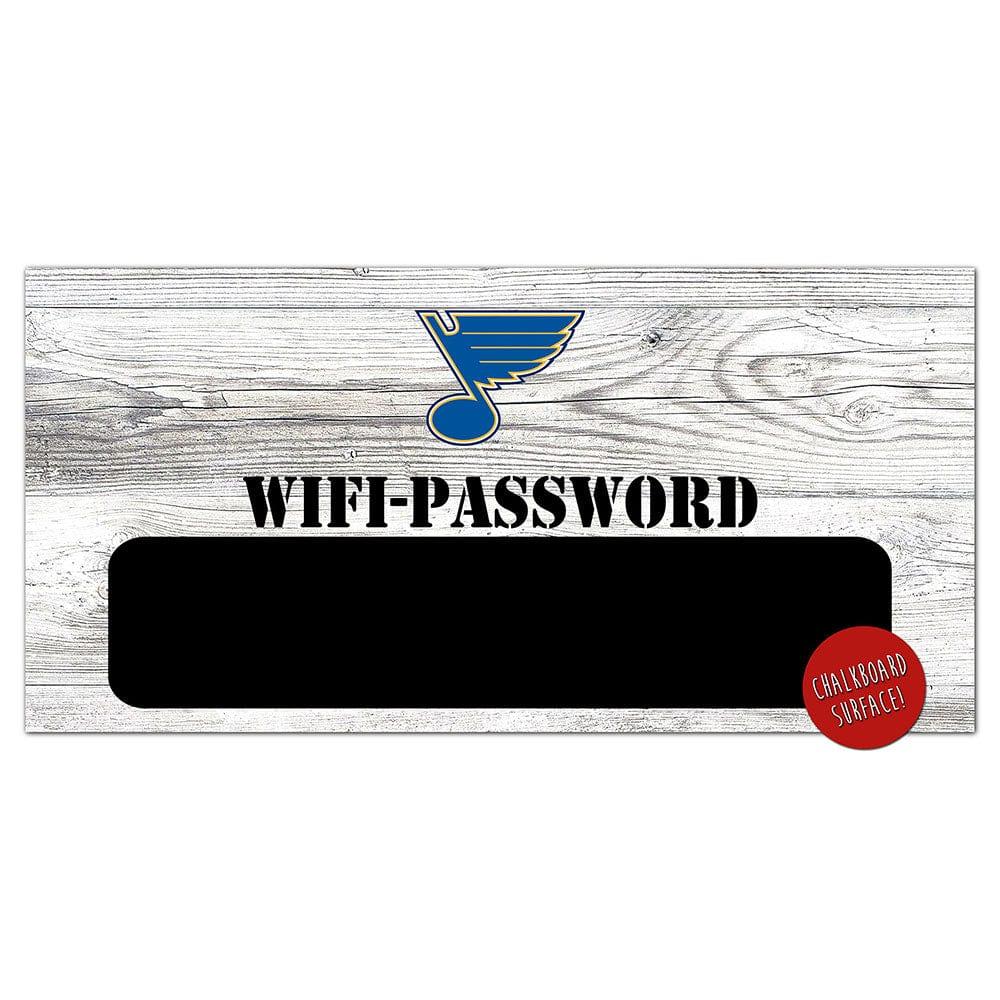 fan creations St.Louis Blues Wifi Password 6x12 Sign