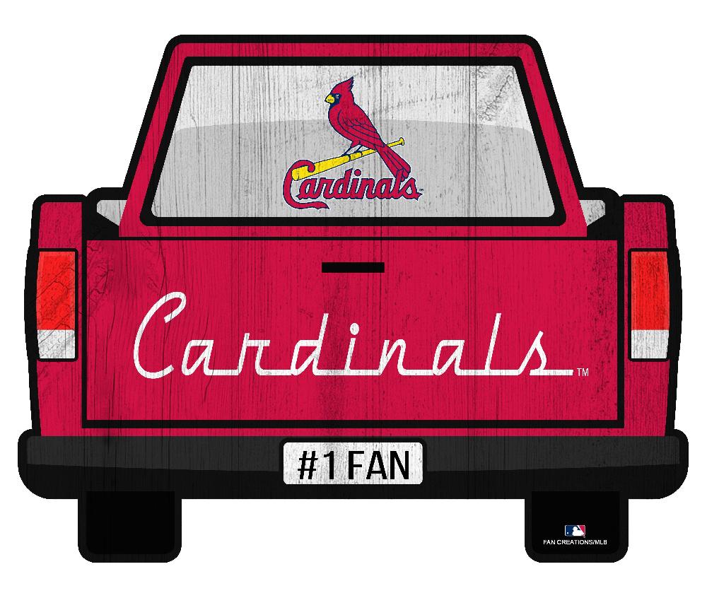 fan creations St. Louis Cardinals Slogan Truck Back Vintage 12in