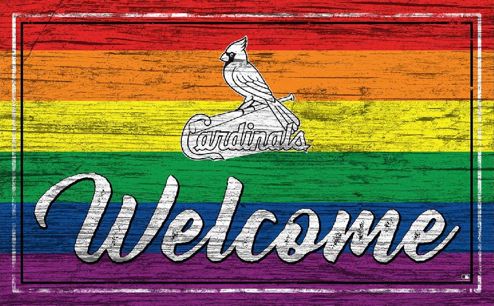 fan creations St. Louis Cardinals Welcome Pride 11x19