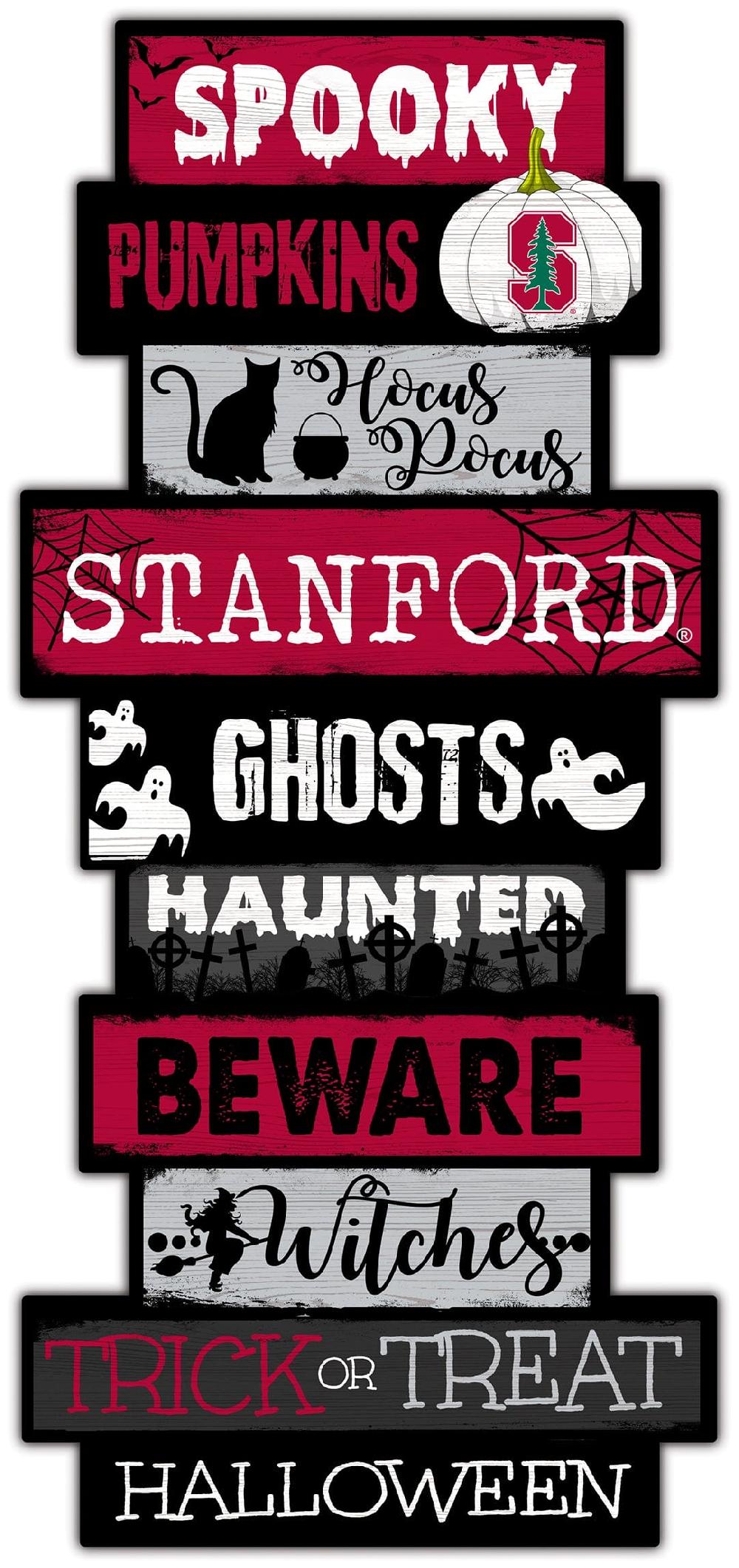 fan creations Stanford Halloween Celebration Stack 24" Sign