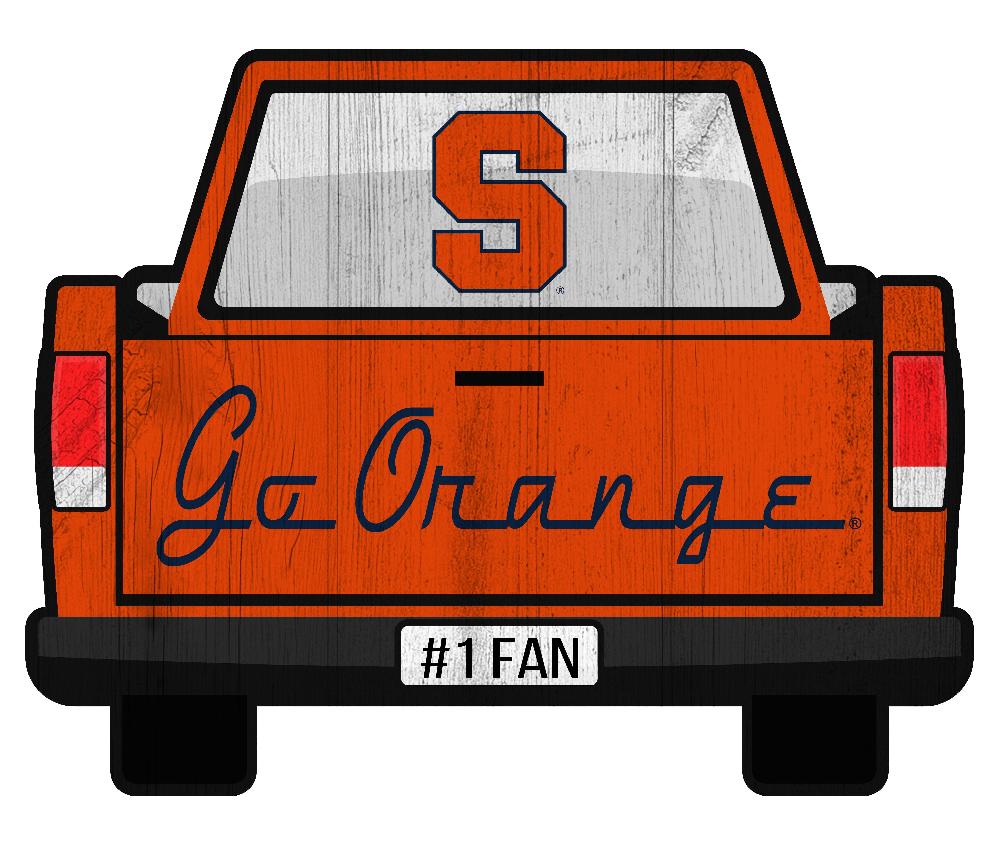 fan creations Syracuse Slogan Truck Back Vintage 12in