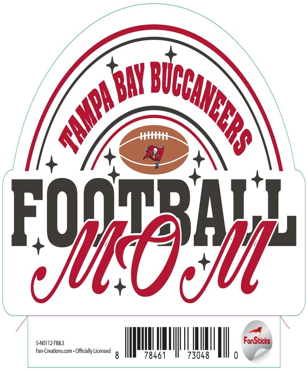 fan creations Tampa Bay Buccaneers 3in Decal - Football Mom