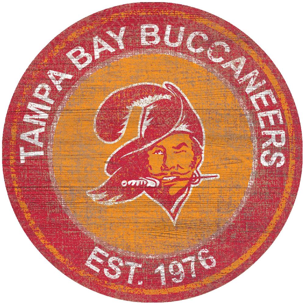fan creations Tampa Bay Buccaneers Heritage Logo 24" Circle