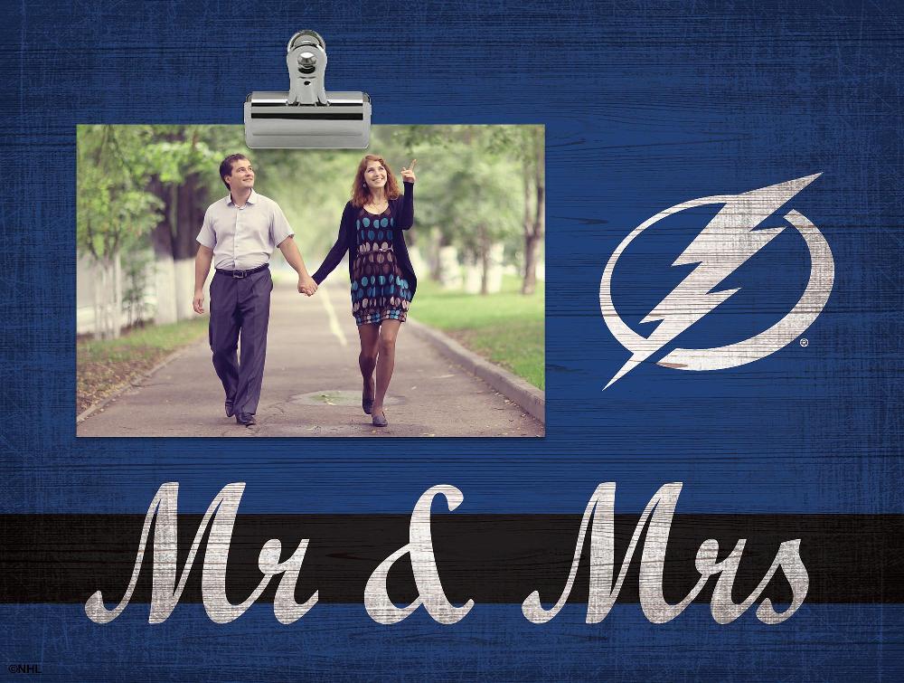 fan creations Tampa Bay Lightning Mr & Mrs Clip Frame
