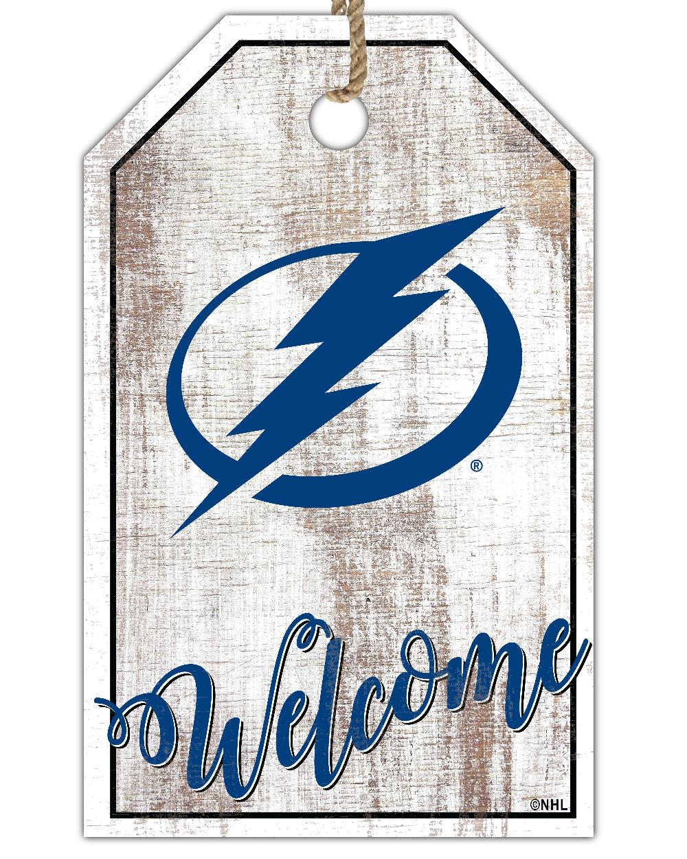 fan creations Tampa Bay Lightning Welcome 11x19 Tag