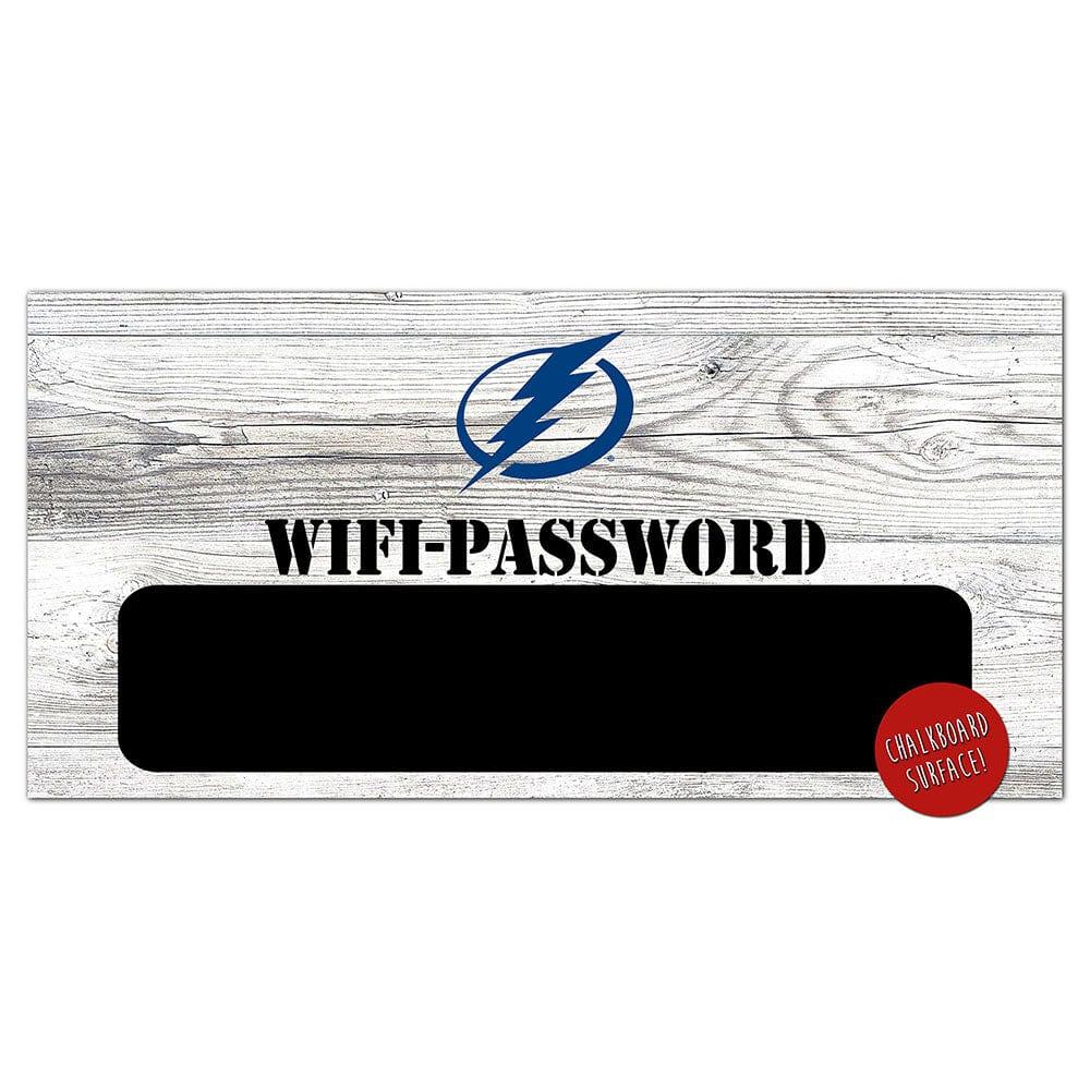 fan creations Tampa Bay Lightning Wifi Password 6x12 Sign