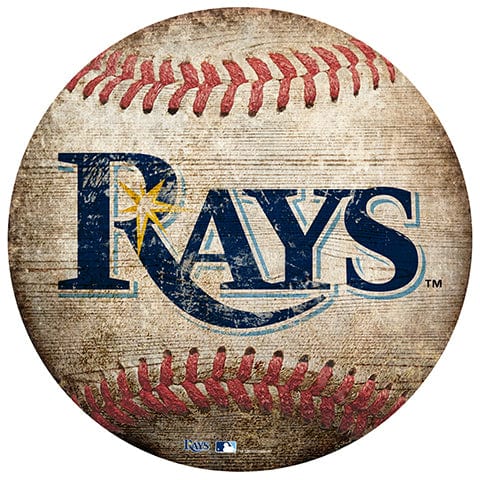 fan creations Tampa Bay Rays 12" Baseball Shaped Sign