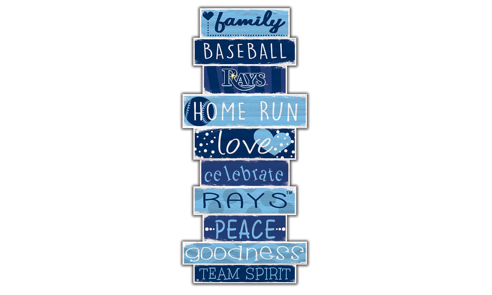 fan creations Tampa Bay Rays Celebration Stack 24" Sign
