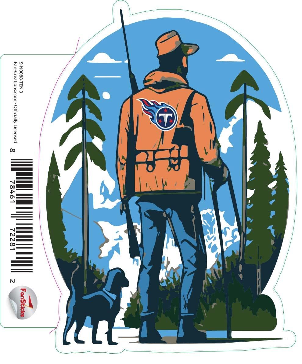 Fan Creations Tennessee Titans 3in Decal - Hunter Jacket