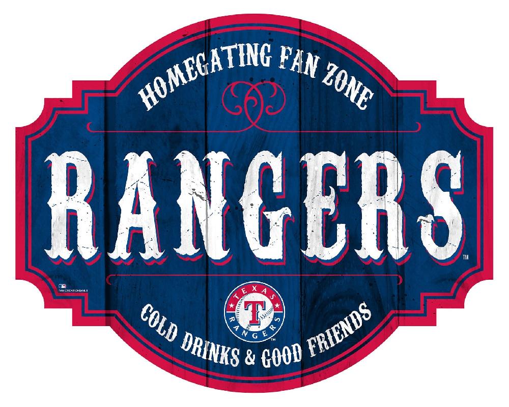 fan creations Texas Rangers Homegating Tavern 12in Sign