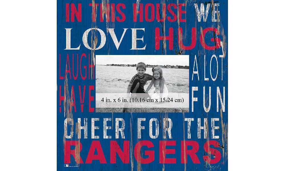 fan creations Texas Rangers In This House 10x10 Frame