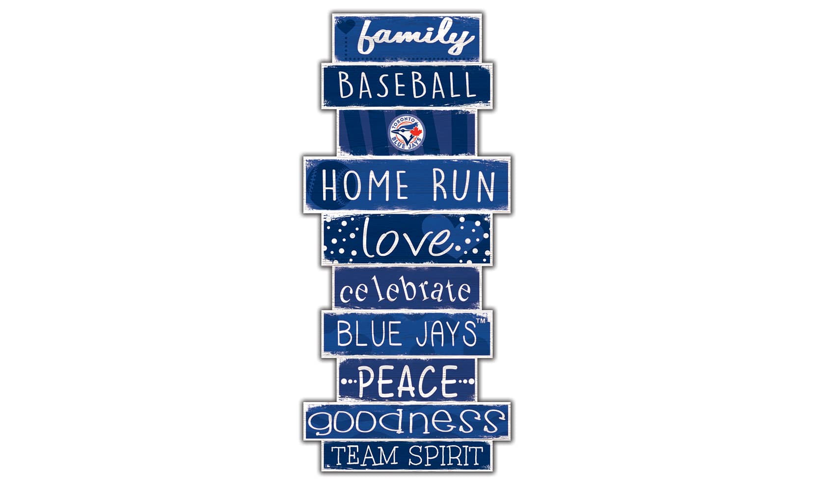 fan creations Toronto Blue Jays Celebration Stack 24" Sign