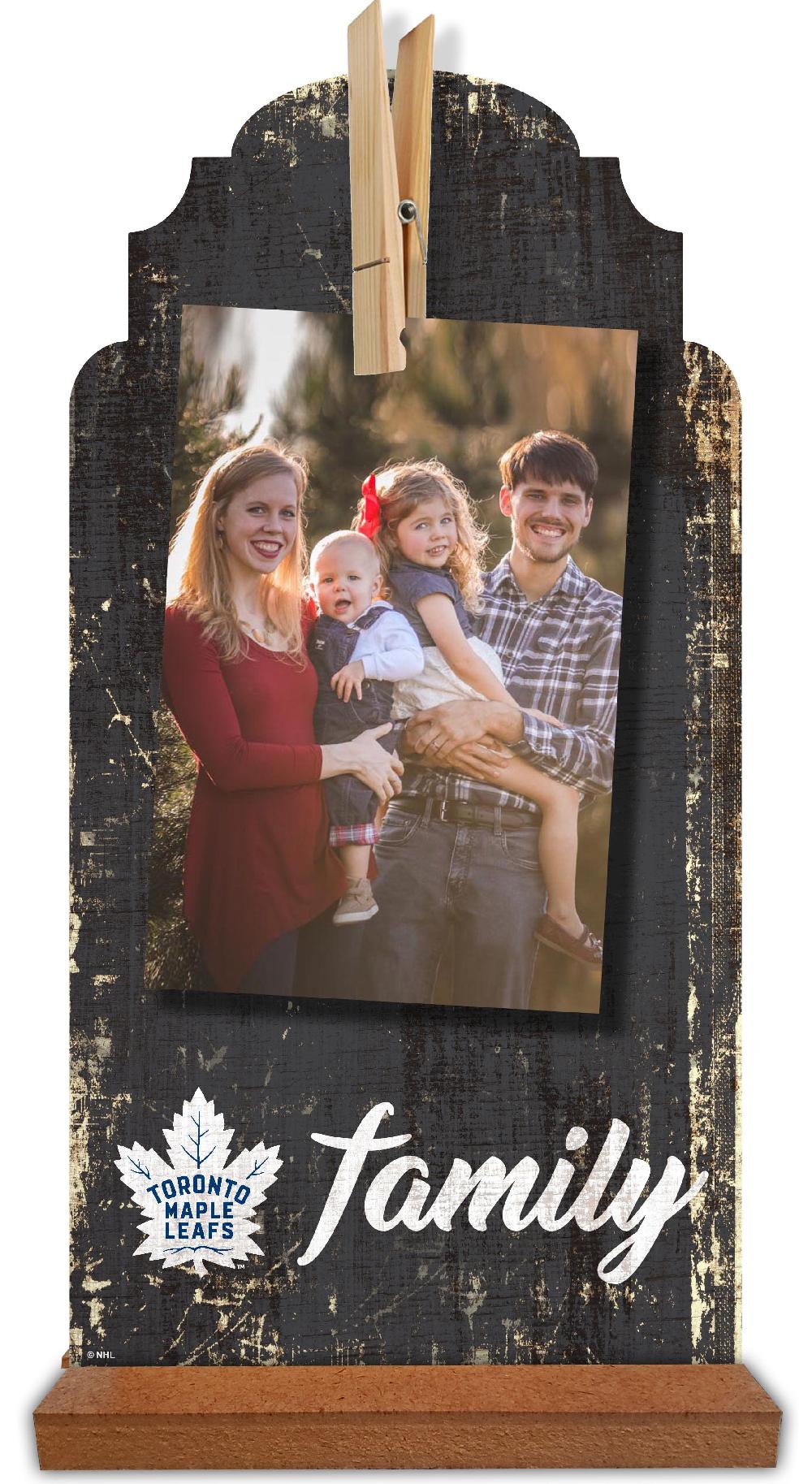 fan creations Toronto Maple Leafs Family Clothespin 6x12