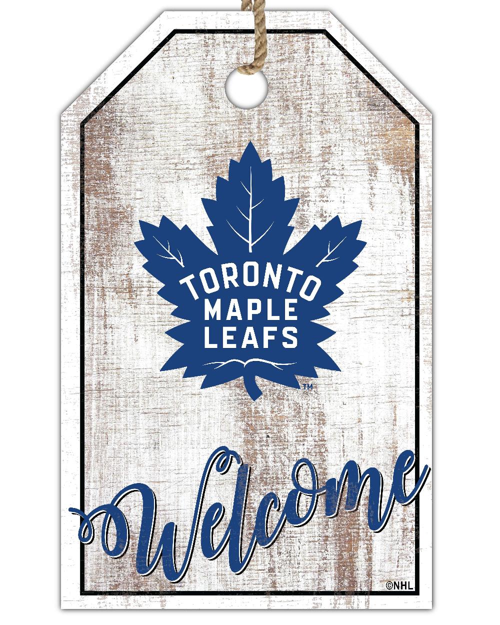 fan creations Toronto Maple Leafs Welcome 11x19 Tag