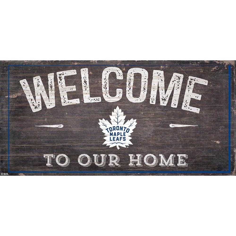 fan creations Toronto Maple Leafs Welcome Distressed 6x12