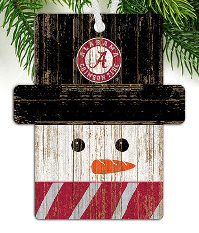 fan creations University of Alabama Snowman Ornament