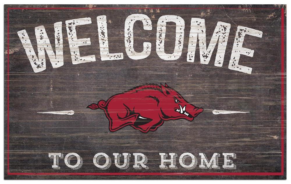 fan creations University of Arkansas 11x19in Welcome Sign