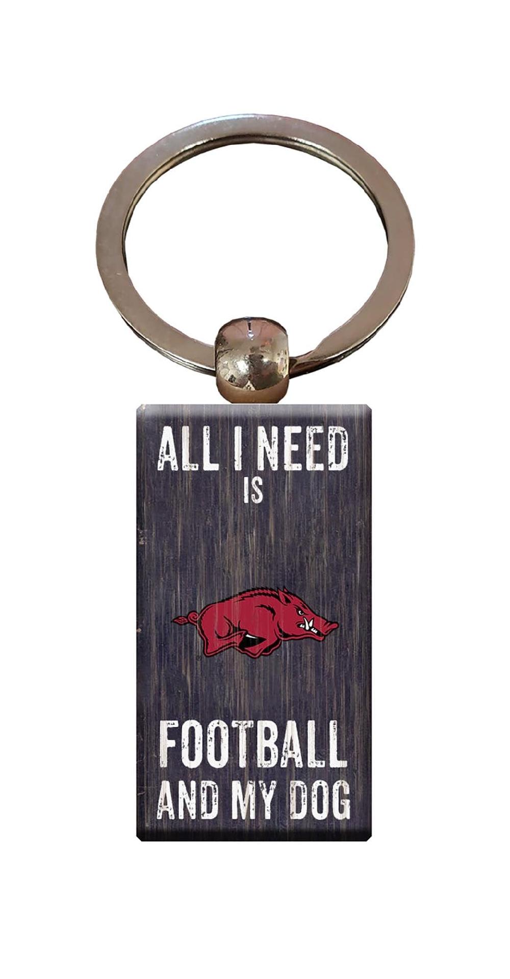 fan creations University of Arkansas All I Need Keychain