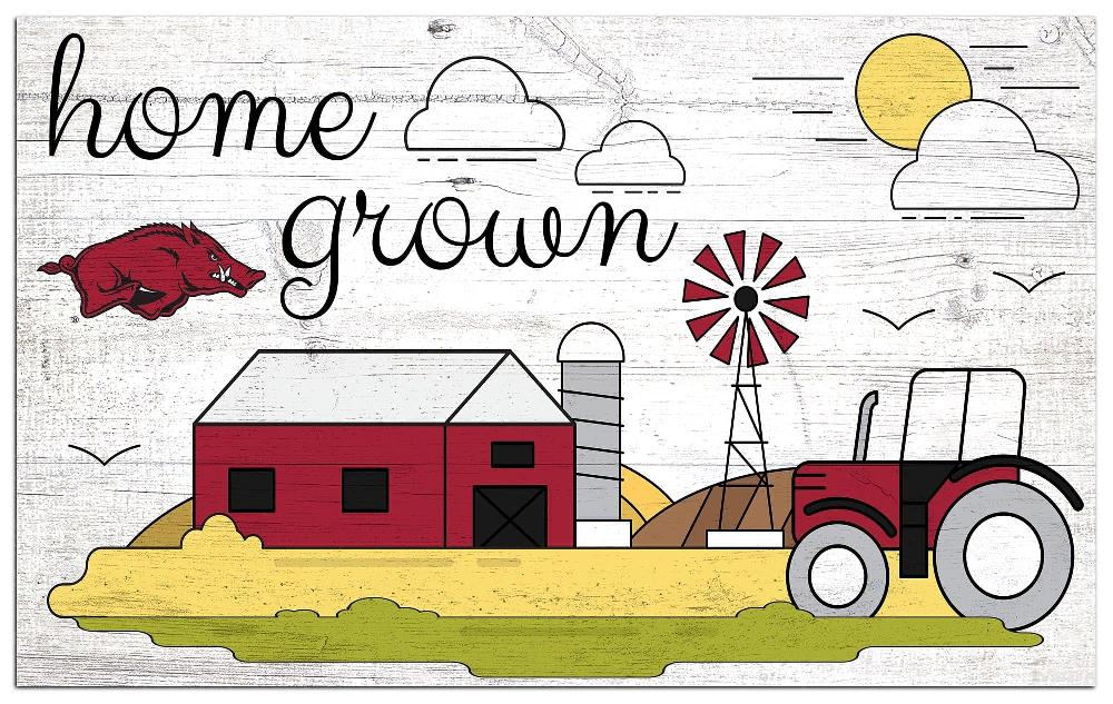 fan creations University of Arkansas Home Grown 11x19