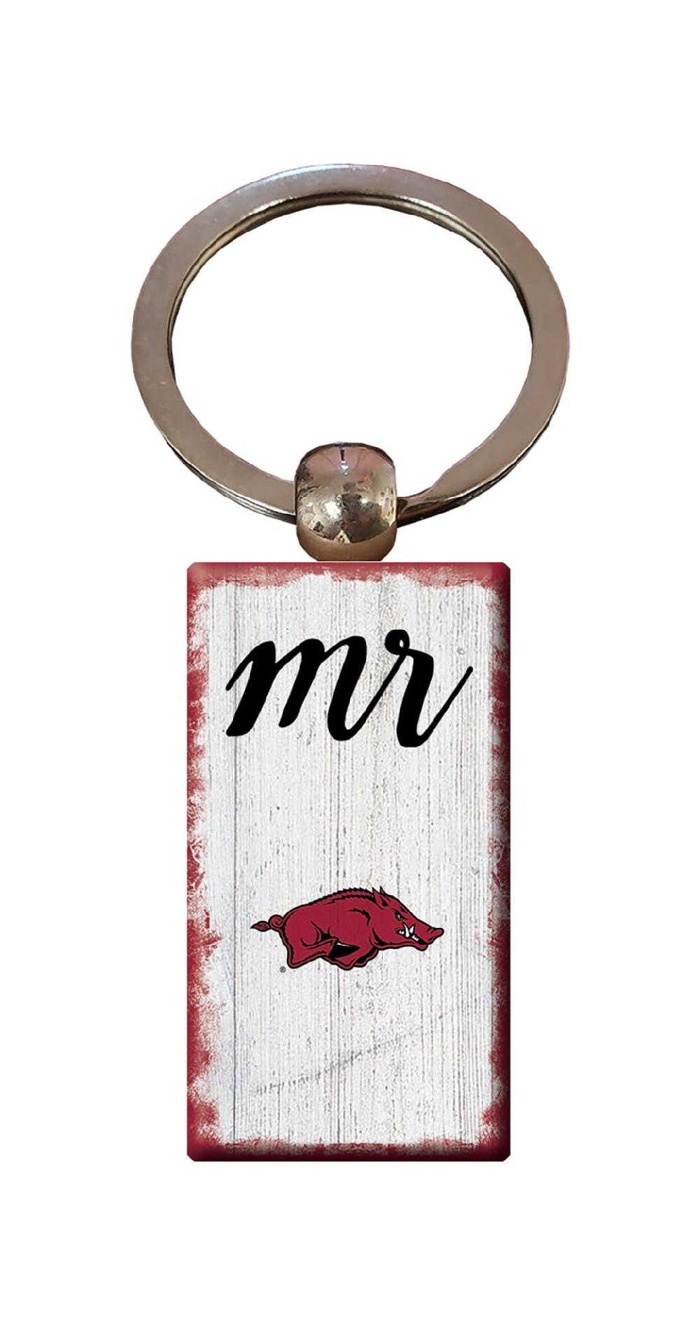 fan creations University of Arkansas Script Mr Keychain