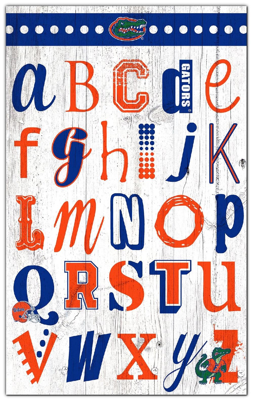 fan creations University of Florida Alphabet Sign 11x19