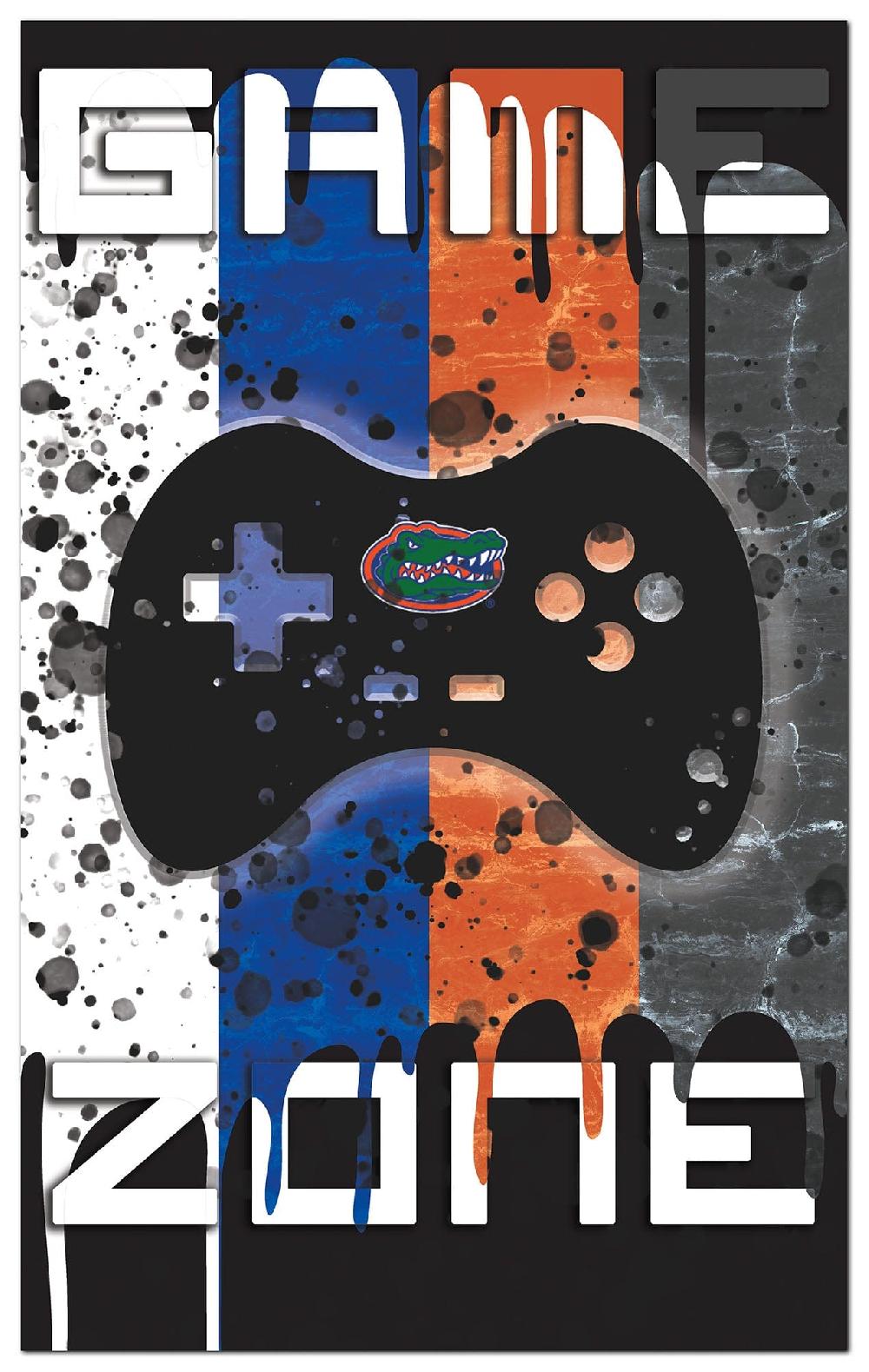 fan creations University of Florida Color Grunge Game Zone 11x19