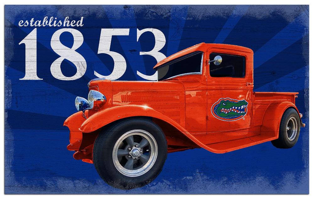 fan creations University of Florida Established Truck 11x19