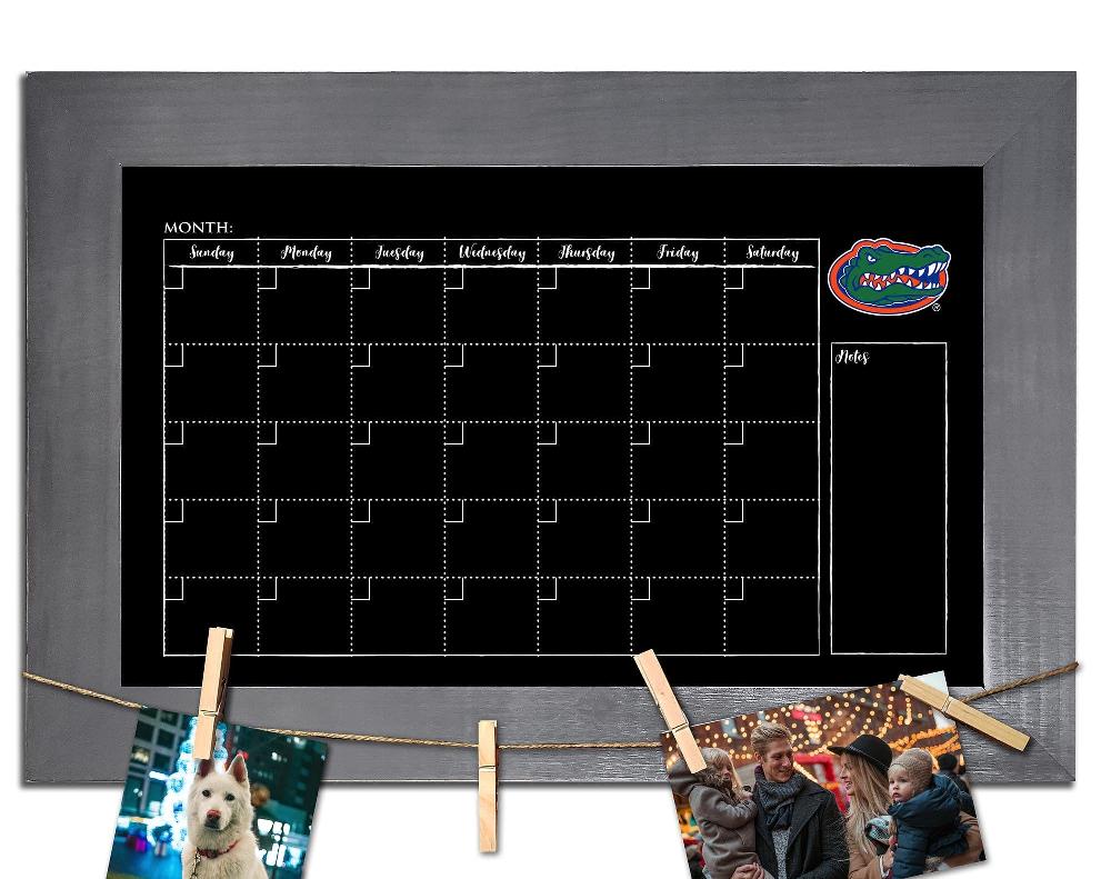 fan creations University of Florida Monthly Chalkboard With Frame & Clothespins