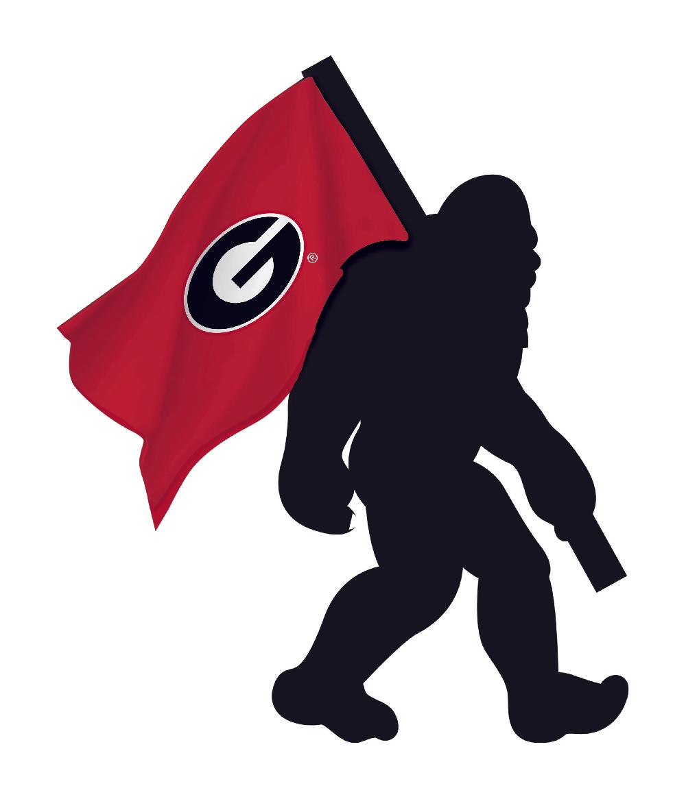 fan creations University of Georgia 18 inch Bigfoot Cutout