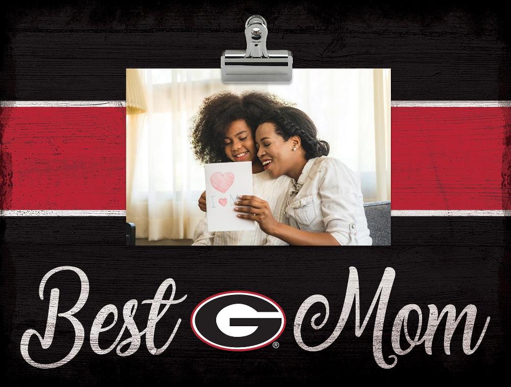 fan creations University of Georgia Best Mom With Stripe Clip Frame