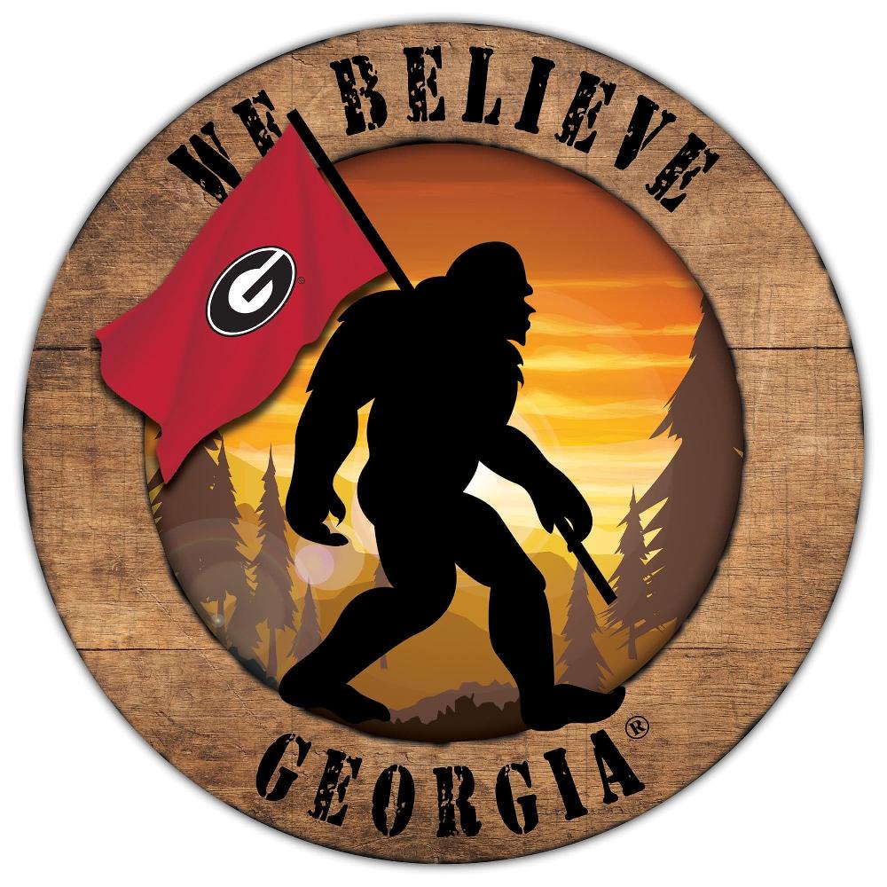 fan creations University of Georgia Bigfoot 12in Circle