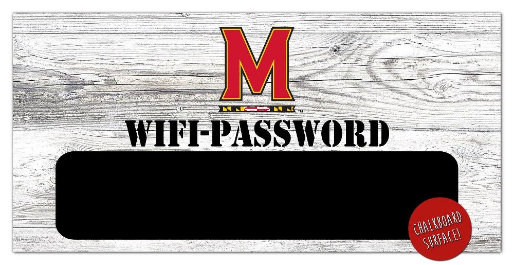 fan creations University of Maryland Wifi Password 6x12 Sign