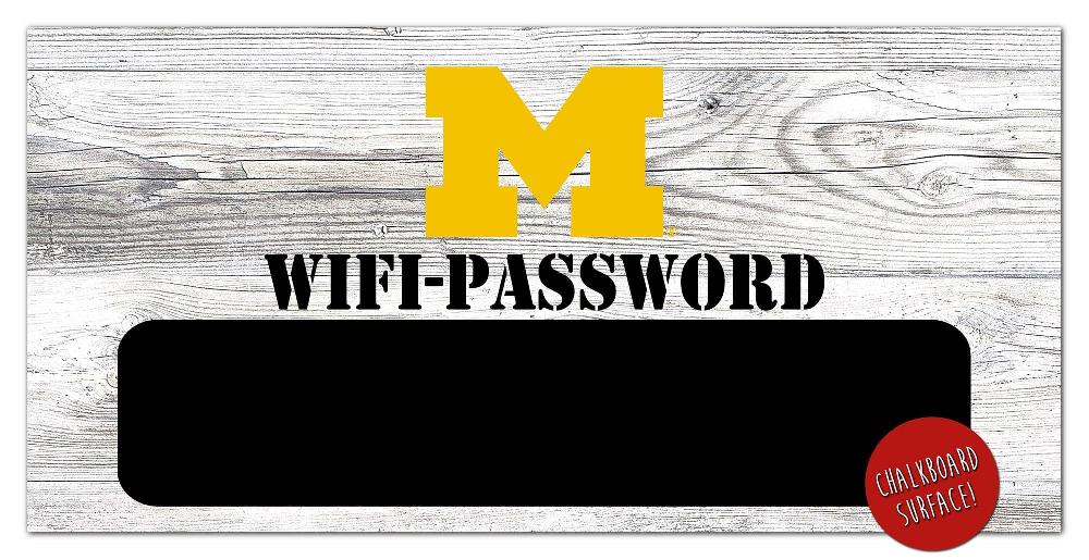 fan creations University of Michigan Wifi Password 6x12 Sign