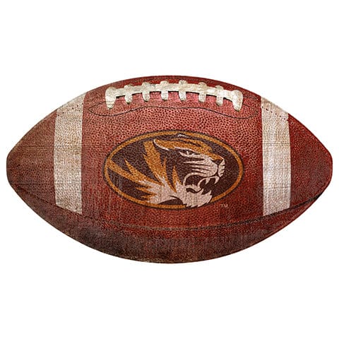 fan creations University of Missouri 12" Football Shaped Sign