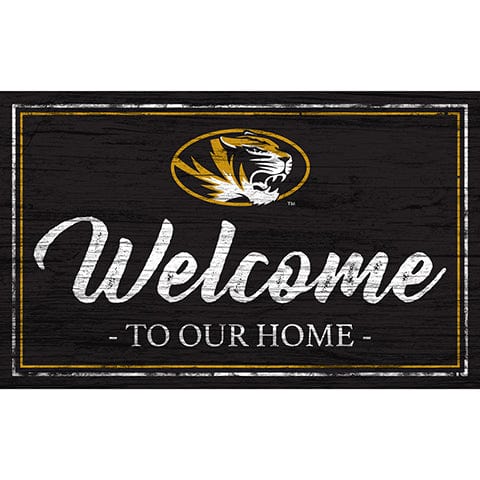 fan creations University of Missouri Team Color Welcome 11x19 Sign