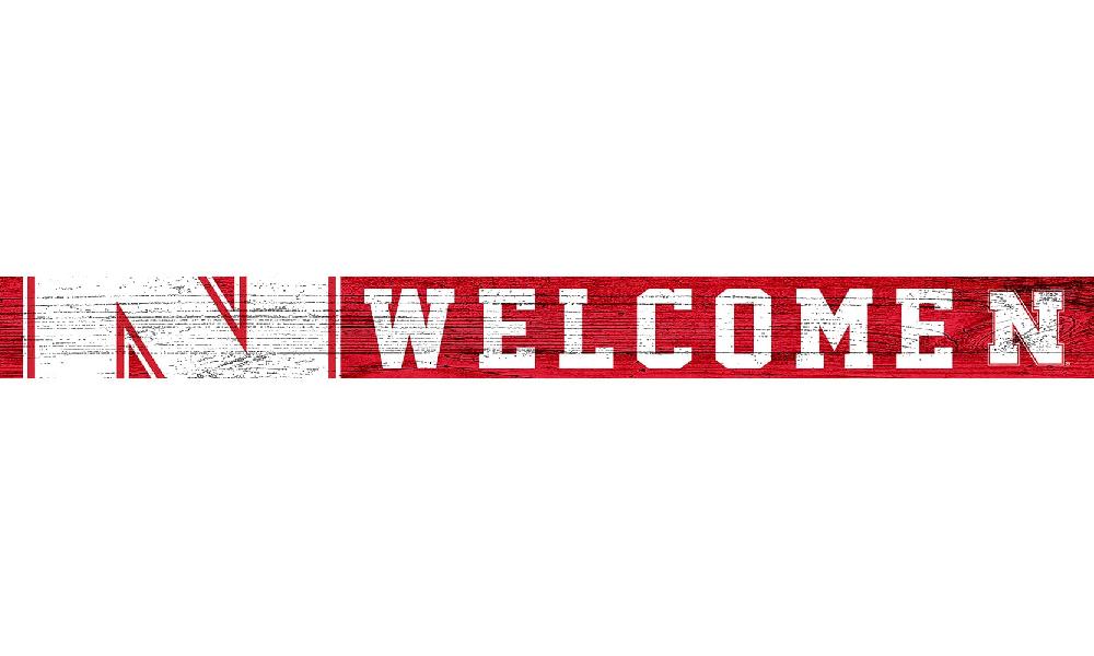 fan creations University of Nebraska 16in Welcome Strip