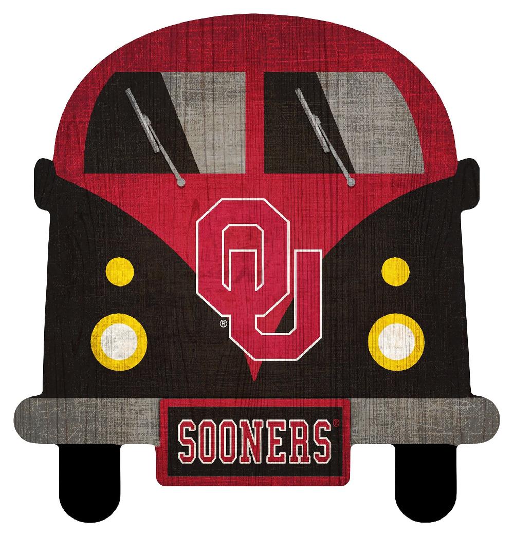 fan creations University of Oklahoma 12in Team Bus Sign
