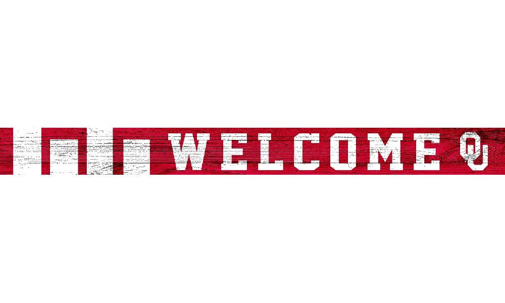 fan creations University of Oklahoma 16in Welcome Strip