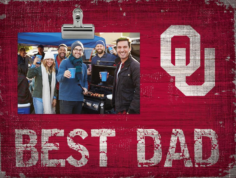 fan creations University of Oklahoma Best Dad Clip Frame