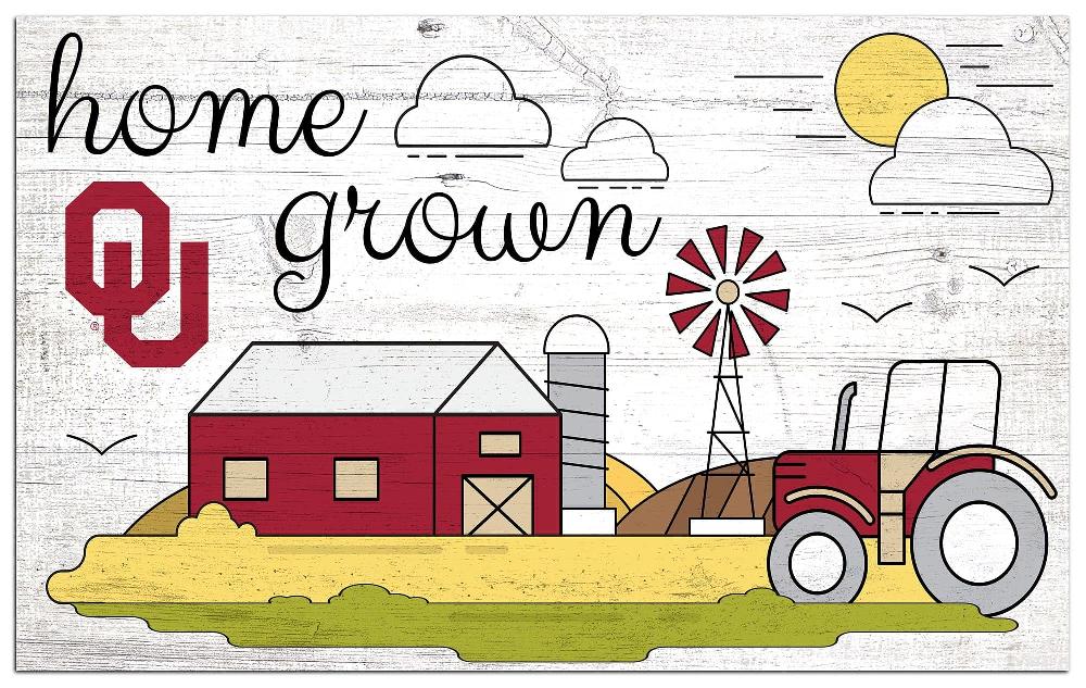fan creations University of Oklahoma Home Grown 11x19