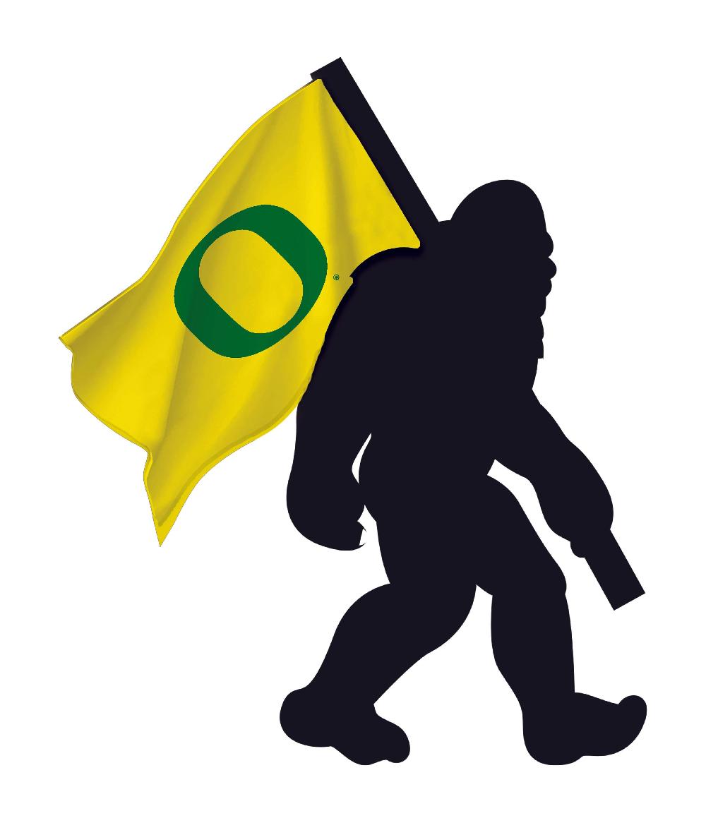 fan creations University of Oregon 18 inch Bigfoot Cutout