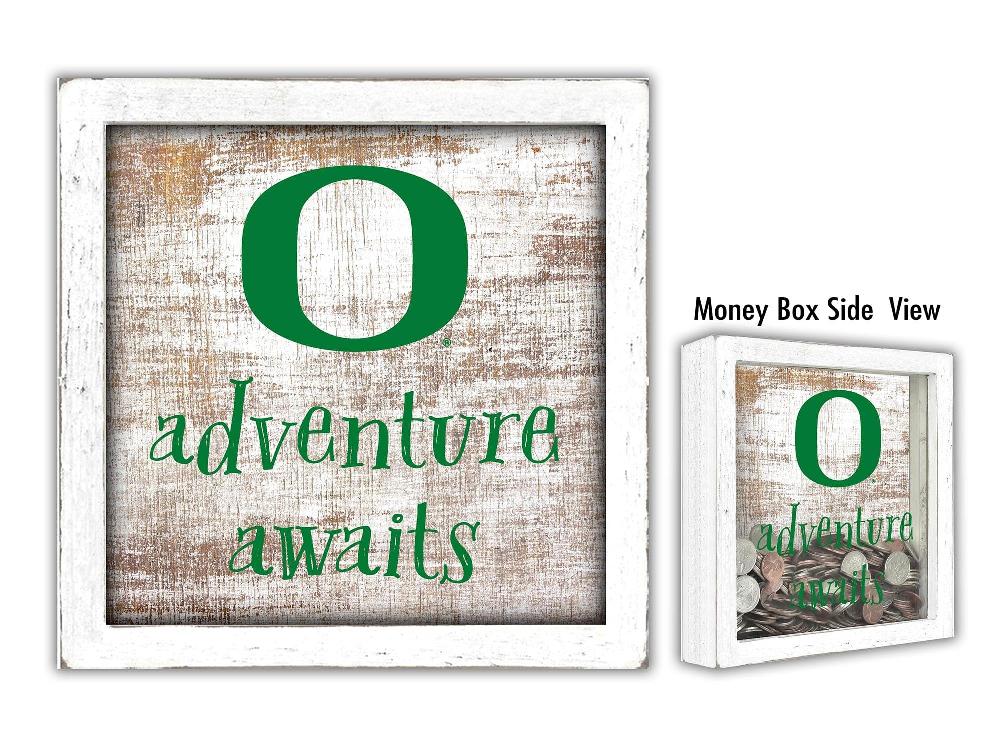 fan creations University of Oregon Adventure Awaits Money Box