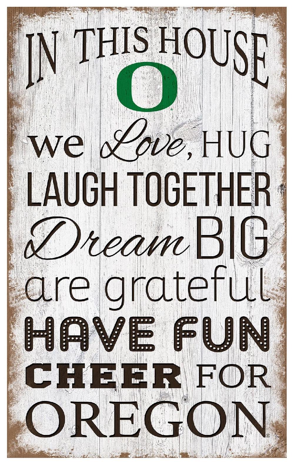 fan creations University of Oregon In This House 11x19