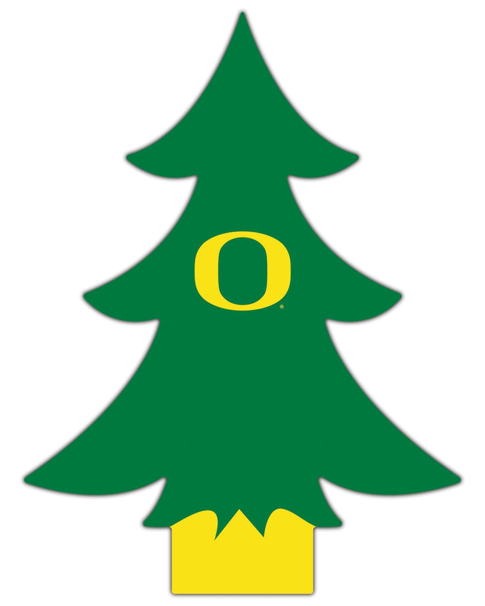 fan creations University of OregonTeam Color Desktop Tree 12in